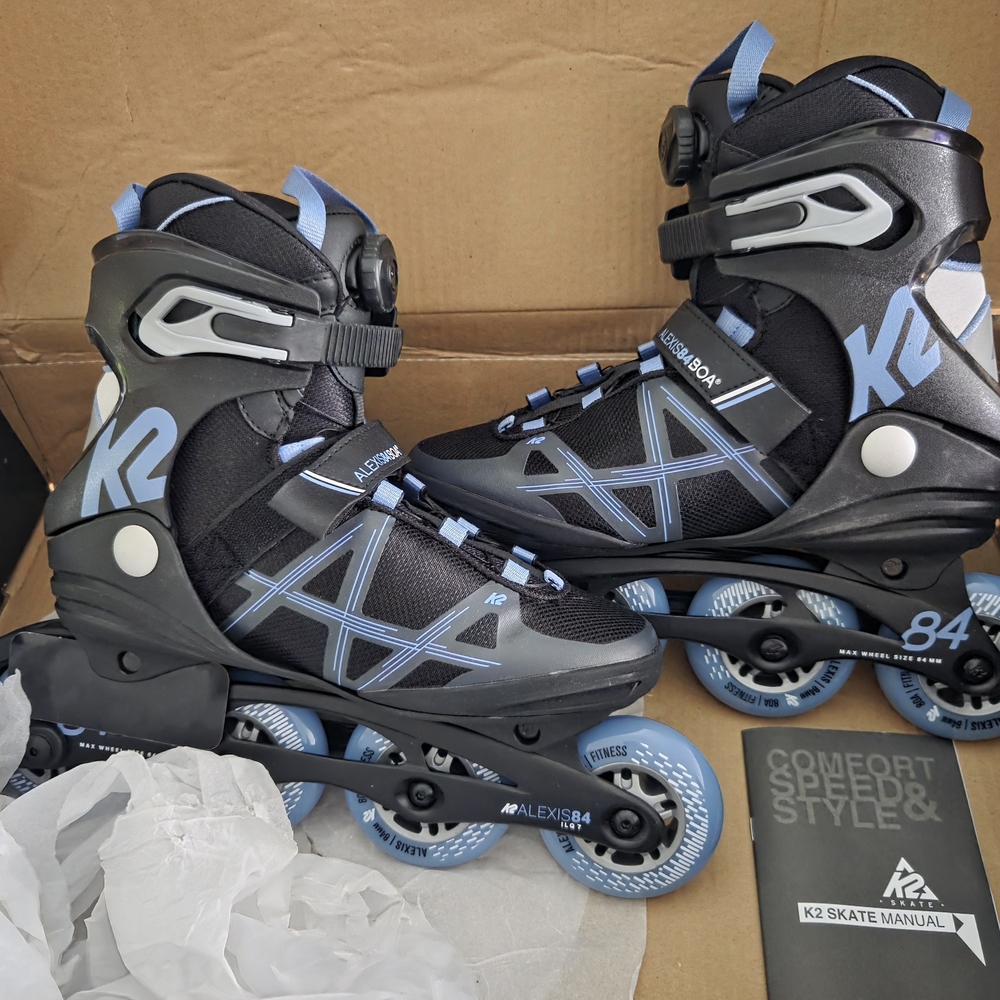 Women's Inline Skates - Black and Blue
